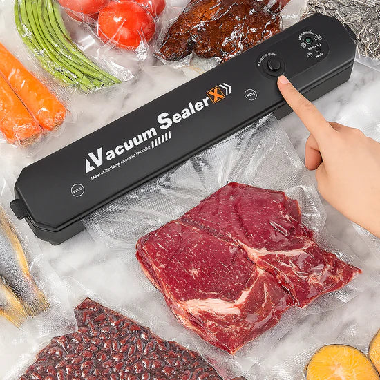Selladora al Vacío: Frescura Garantizada + 5 Bolsas GRATIS