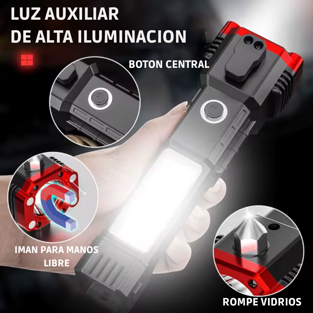 Iluminación, rescate y carga: todo en una sola herramienta