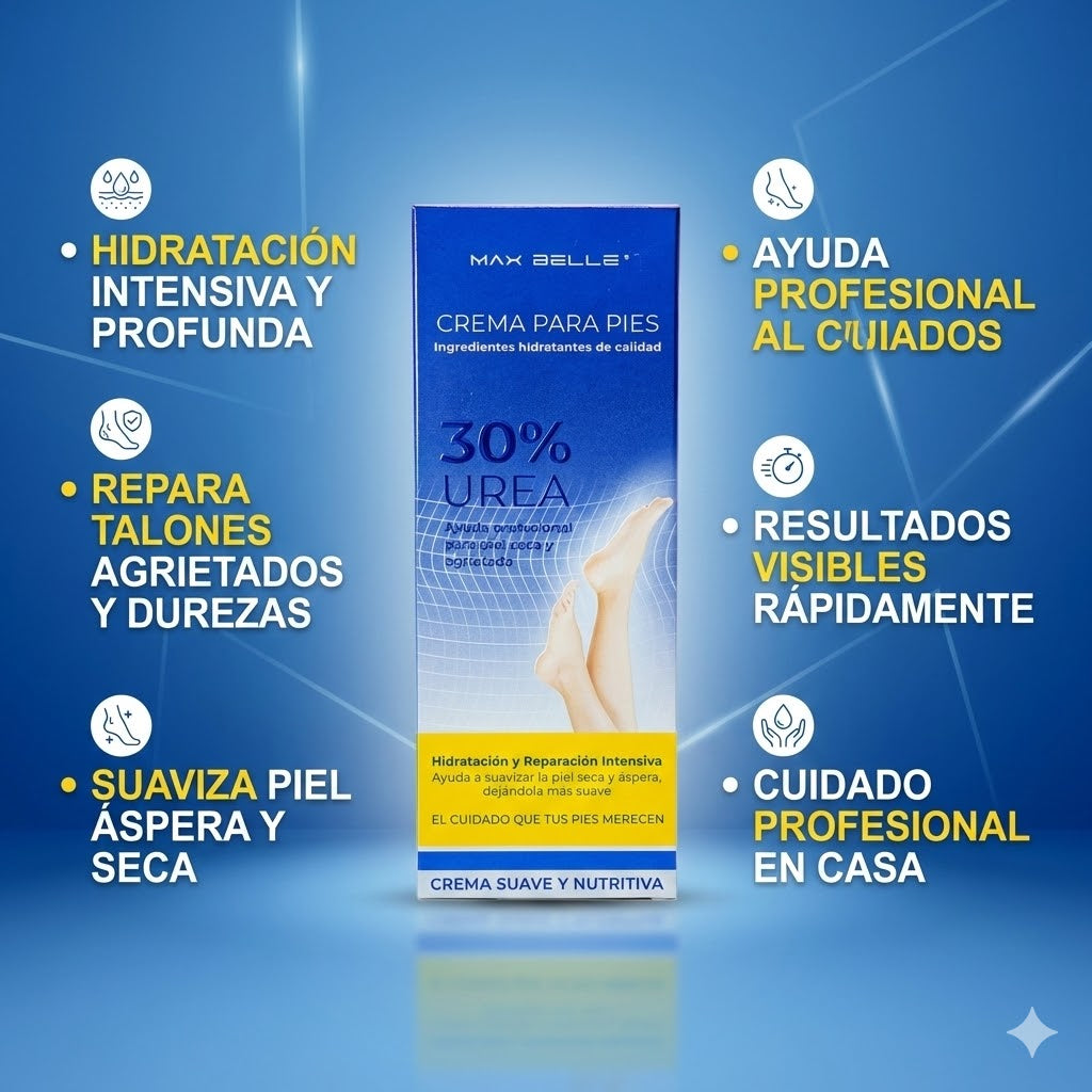 Crema para pies de urea 30%