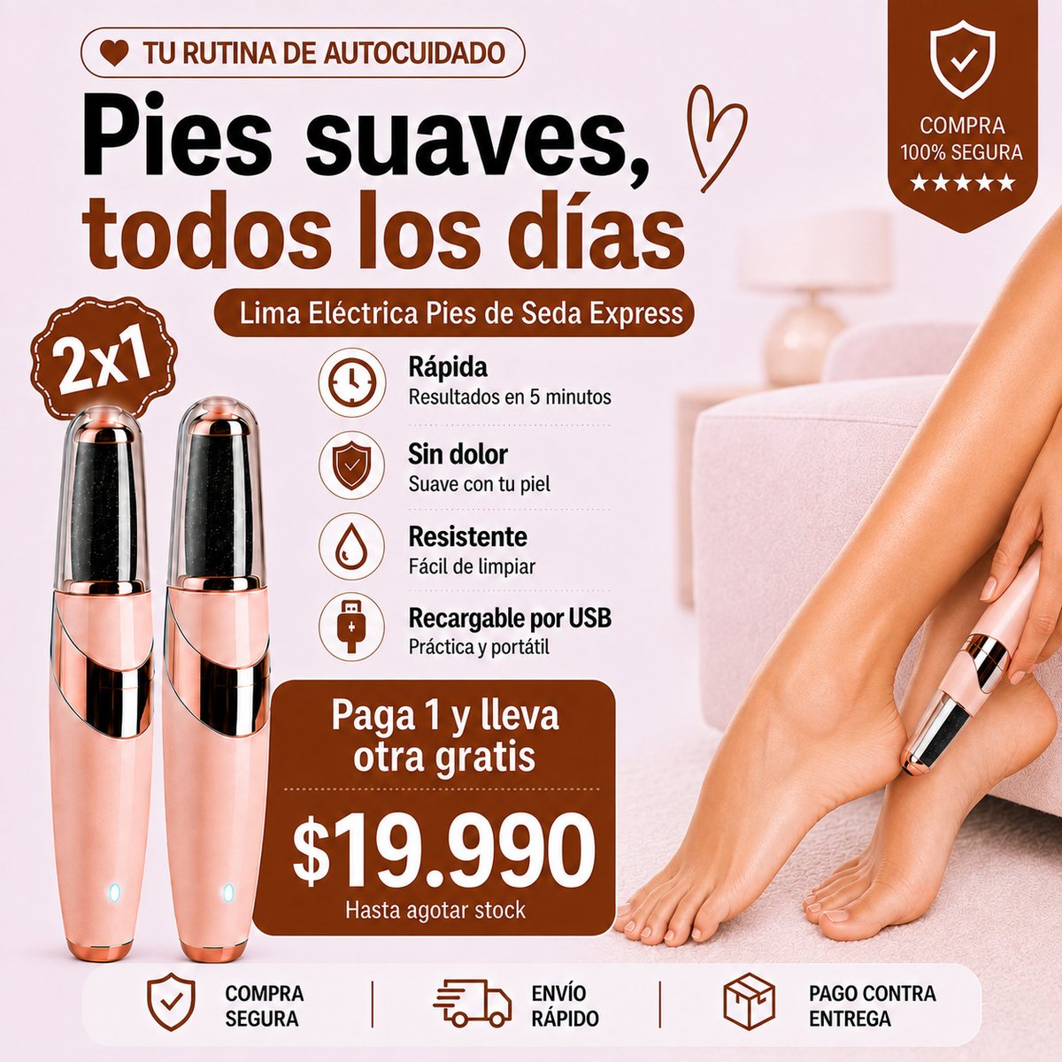 ¿Tus talones siguen ásperos aunque uses crema?