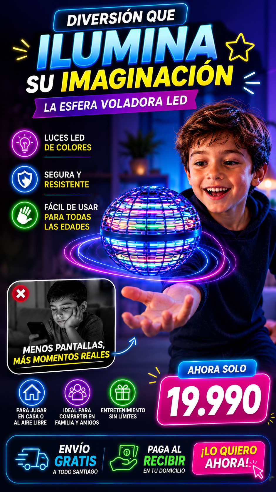 FlyNova Pro™ – Bola Voladora Mágica