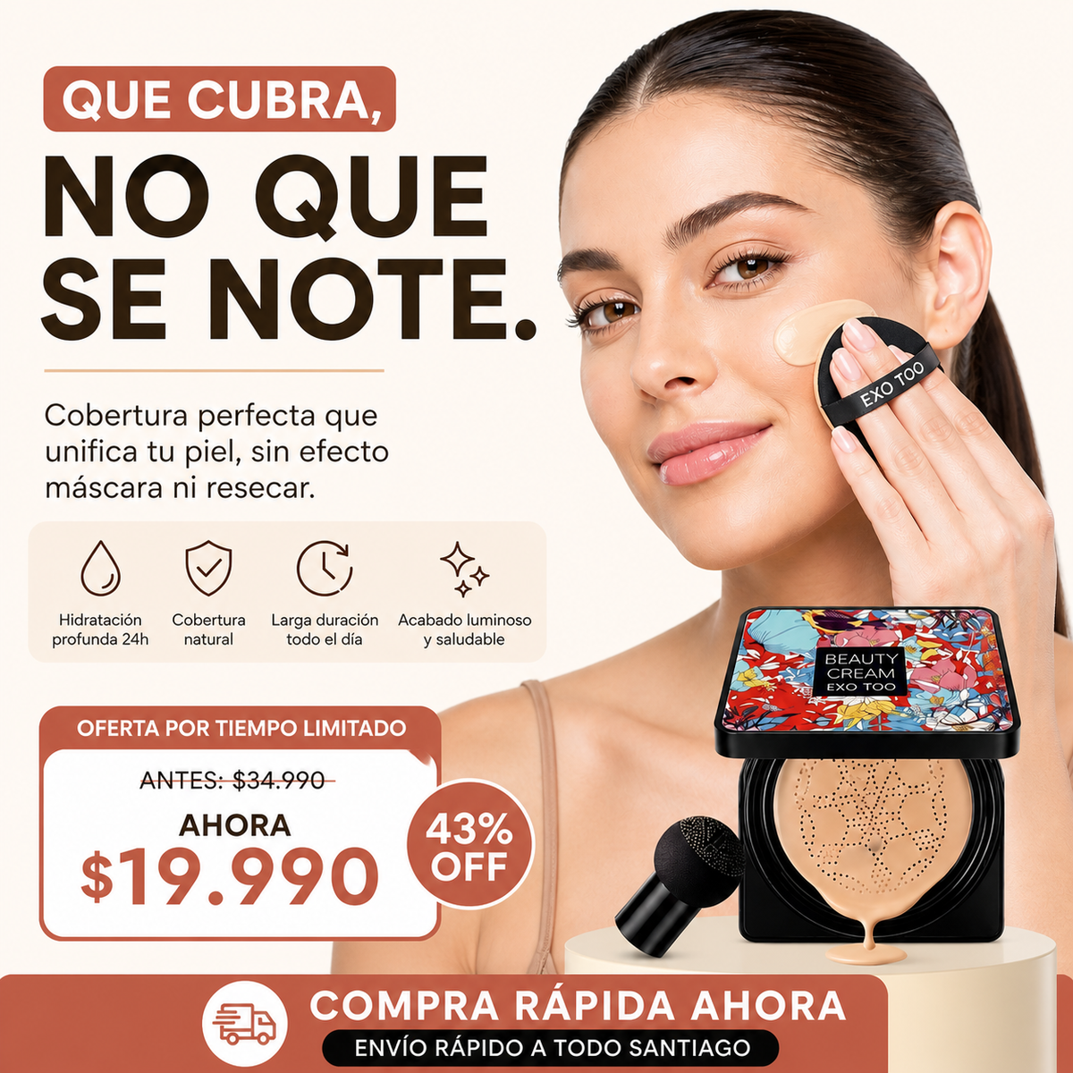 Beauty Cream – Cubre. Pero no parece maquillaje