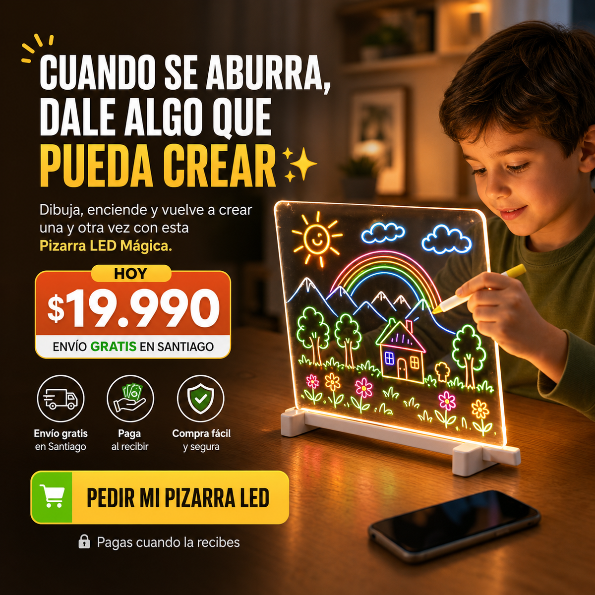 Una forma diferente de entretenerlo + 7 lapices especiales de Regalo