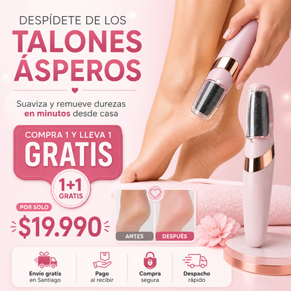 ¿Tus talones siguen ásperos aunque uses crema?