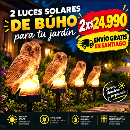 BUHO LUZ | ILUMINA TU JARDÍN Y TRANSFORMA TUS NOCHES.