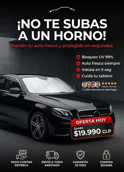 Sombrilla | Disfruta tu auto sin el calor extremo
