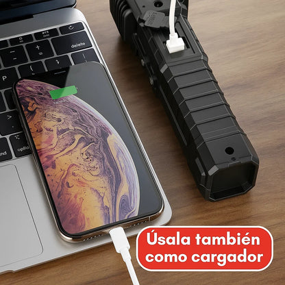 Iluminación, rescate y carga: todo en una sola herramienta
