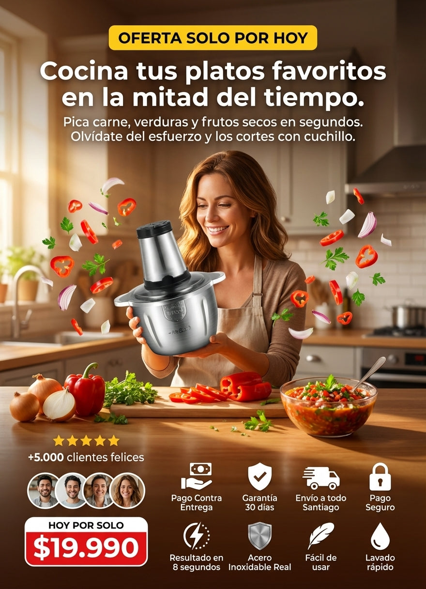 Procesadora Picadora de Alimentos 2lts - LIQUIDACIÓN TOTAL