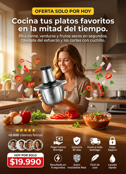 Procesadora Picadora de Alimentos 2lts - LIQUIDACIÓN TOTAL