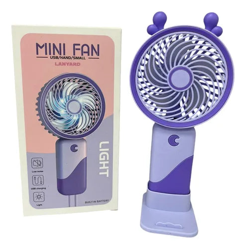 Ventilador Portatil De Mano con cable USB C